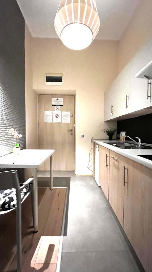 Single Studio In City Center Krakau Buitenkant foto